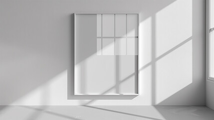 empty canvas mockup for advertising, poster template