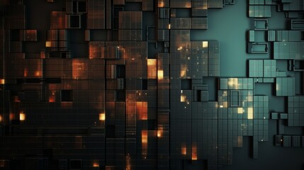 Abstract digital background for technological processes, neural networks, ai, science, education