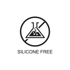 silicon free icon , chemical icon
