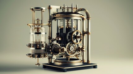 Modern Coffee Machine’s Intricate Internal Mechanism