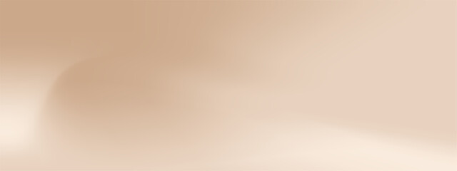 Nude Gradient. Pastel beige Background. Abstract soft backdrop. Minimal blur wallpaper. Trendy Vector illustration.