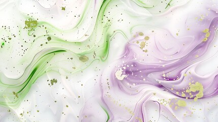 solid white background with cucumber swirls