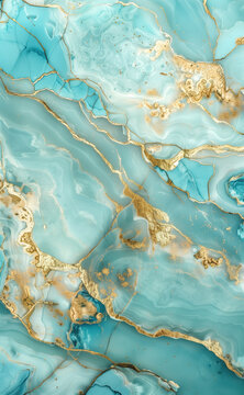 Blue stone with gold fillings background.