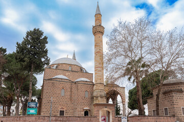 Manisa Sultan Mosque is a magnificent angle from the outside
