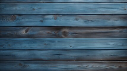 Obraz premium Forest Aura: Ultra-Realistic Blue Wooden Style Backdrop