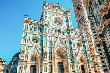 Beautiful Italian Florence is the heart of the Renaissance. - obrazy, fototapety, plakaty