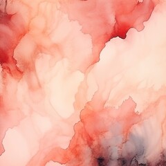 Peach abstract watercolor stain background pattern