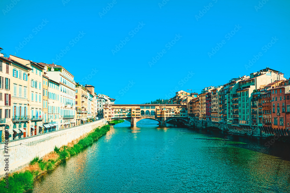 Wall mural beautiful italian florence .