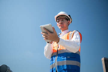 Engineers inspect the completed air conditioning and water systems to continue verifying their...