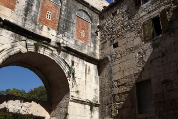 Fototapeta na wymiar Old city - Diocletian's Palace - Split - Croatia