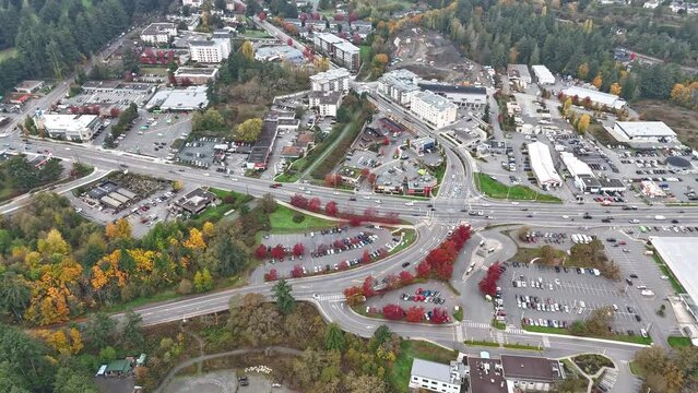 Hyperlapse shot of cars moving in Colwood, British Columbia.