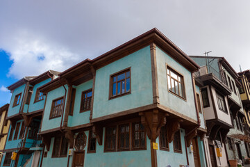A different view from the houses, mansions and beautiful streets of historical Afyonkarahisar