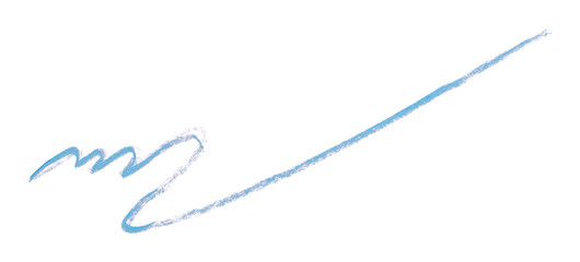 light blue pencil strokes isolated on transparent background