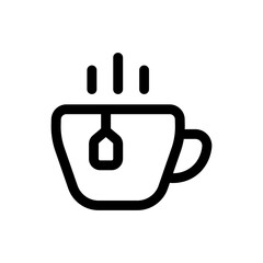 Simple Tea line icon
