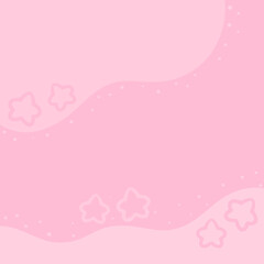 cute star background pink pastel color