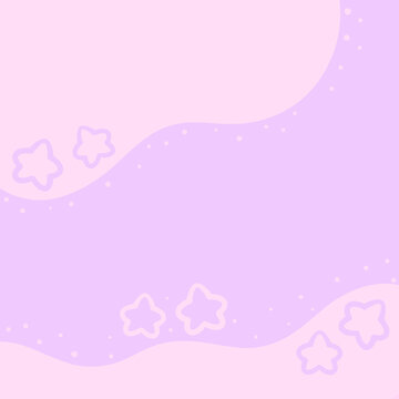 cute star background purple pastel color
