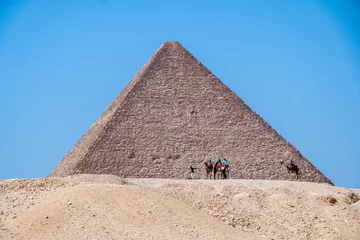 Foto op Canvas Giza Plateau, Pyramids of Egypt, Great Pyramid, History of Ancient Egypt © Leo Viktorov