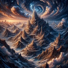 abstract fractal background