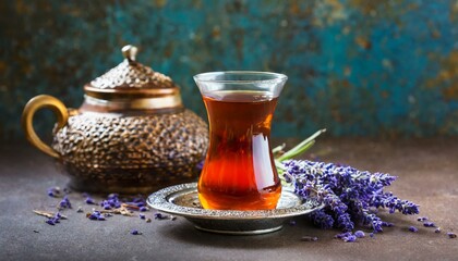 Fototapeta premium cup of tea and teapot