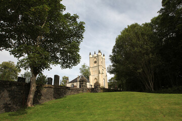 Fototapeta na wymiar Glenorchy Parish Church and cemetery - Dalmally - Highlands - Scotland - UK