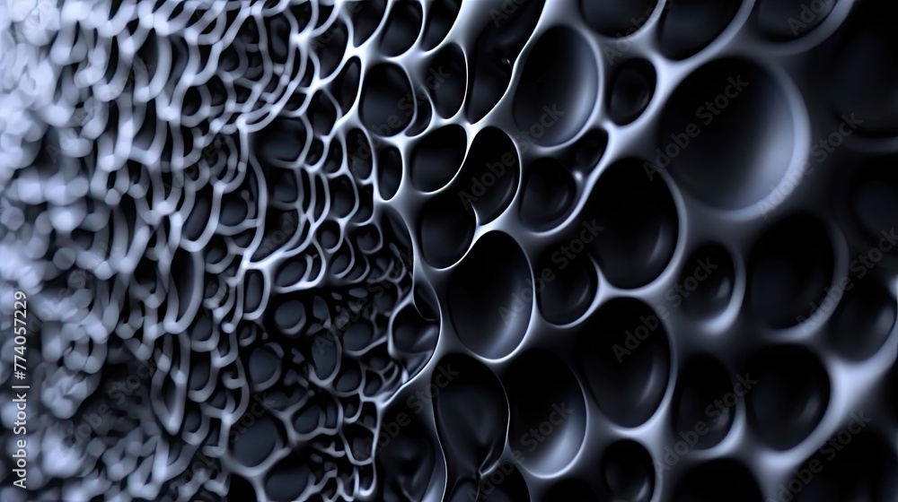 Fototapete Intricate 3D patterns creating a mesmerizing backdrop, Complex 3D designs forming a captivating background.