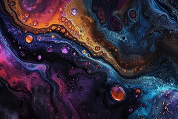 Abstract patterns background resembling cosmic phenomena, Background with abstract patterns...