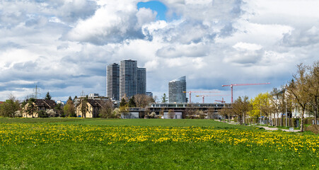 Stadtbild D&uuml;bendorf, Kanton Z&uuml;rich, Schweiz