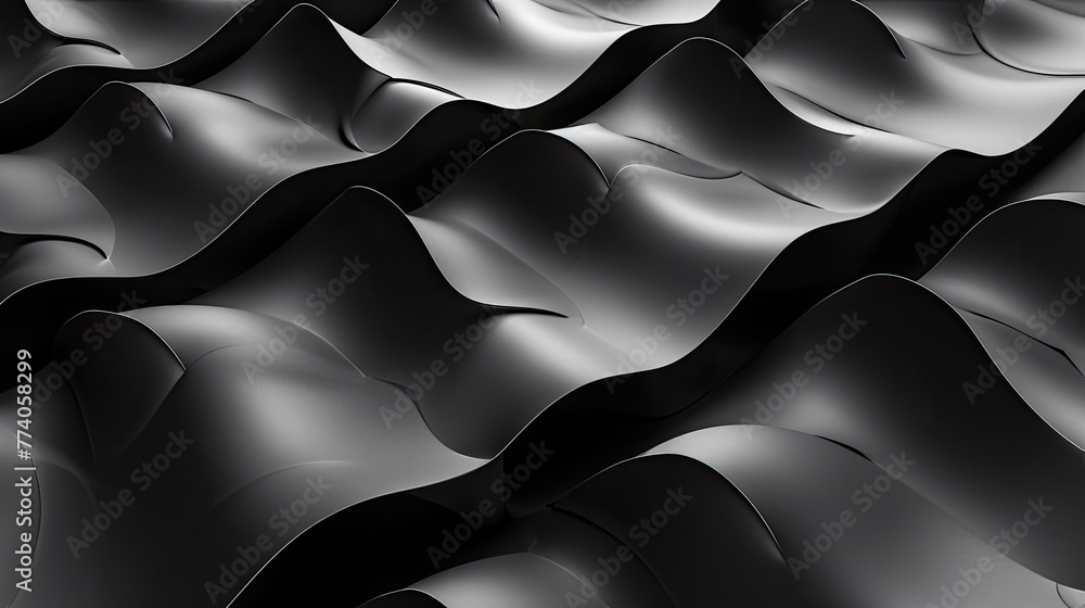 Leinwandbilder minimalist 3d background with geometric patterns, sleek 3d backdrop adorned with minimalist geometri