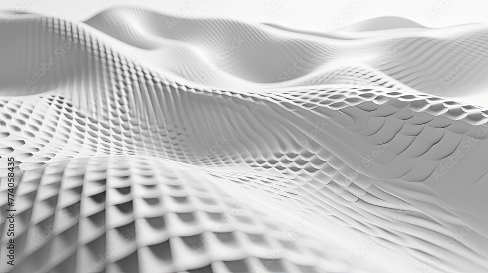 Leinwandbilder minimalist 3d background with geometric patterns, sleek 3d backdrop adorned with minimalist geometri