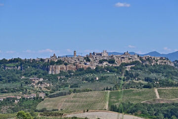 Orvieto, panorama della città antica, Terni - Umbria
