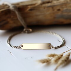 thin chain for wearing on the wrist, minimalist style