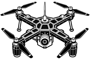 a-detailed-3d-illustration-of-a-turboshaft-quadcop-vector illustration