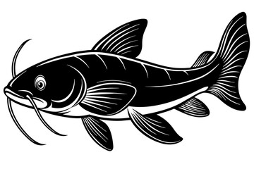realistic-catfish-vector---vector-illustration 
