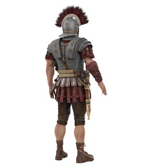 Roman Centurion Warrior Isolated - 774065084