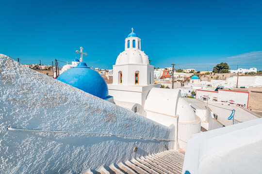 Mesaria in Thera, Santorini, Greece.