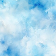 Sky Blue light watercolor abstract background