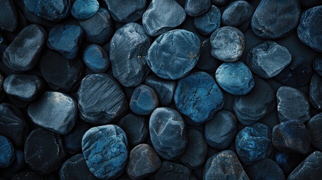 Abstract background with round peeble stones