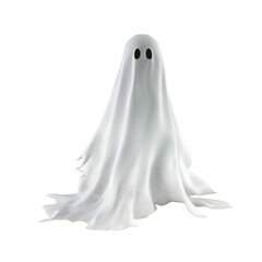 Ethereal Ghostly Figure Draped in Cloth png