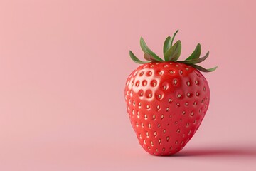 The juicy strawberry, its sweetness enveloping every senses - obrazy, fototapety, plakaty