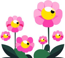 flowers and butterflies