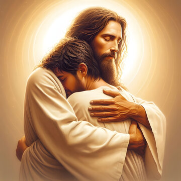 Jesus hug