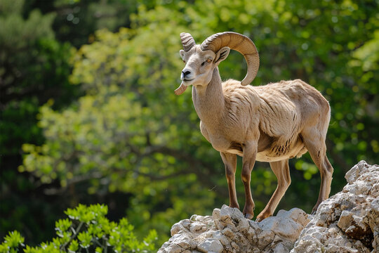 Photo of A Mfeitra horned ram