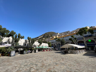 Fototapeta na wymiar Grand Casemates Square in Gibraltar