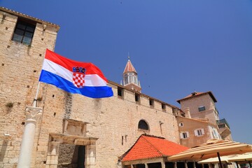 Flag of Croatia in Trogir - 774090608