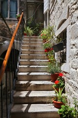 Back alleys of Trogir, Croatia - 774090853