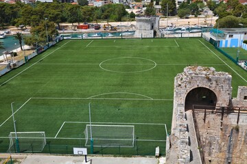 Soccer field in Trogir, Croatia - 774091041