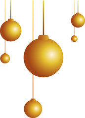 golden balls for decorations