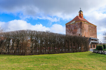 The fortress tower of the former fortress in Peitz, Federal state of Brandenburg, Germany