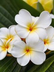 Fototapeta na wymiar flowey frangipani flower