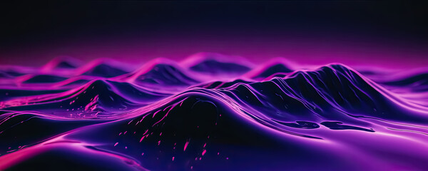 Fluidity in Form: Capturing the Essence of Abstract Gradient Art - obrazy, fototapety, plakaty